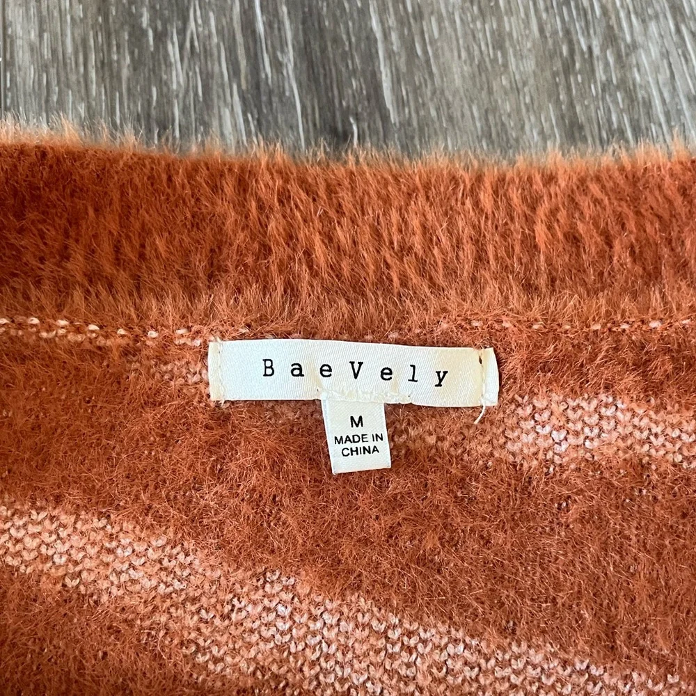 Baevely Zebra Print Crewneck Sweater - Picture 3 of 7